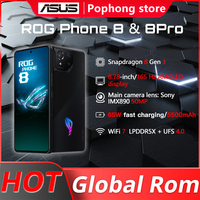 Global Rom ASUS ROG Phone 8 & 8 Pro Snapdragon 8 Gen 3 5G 6.78'' Smartphone 165HZ E-Sports Screen 65W Charging NFC