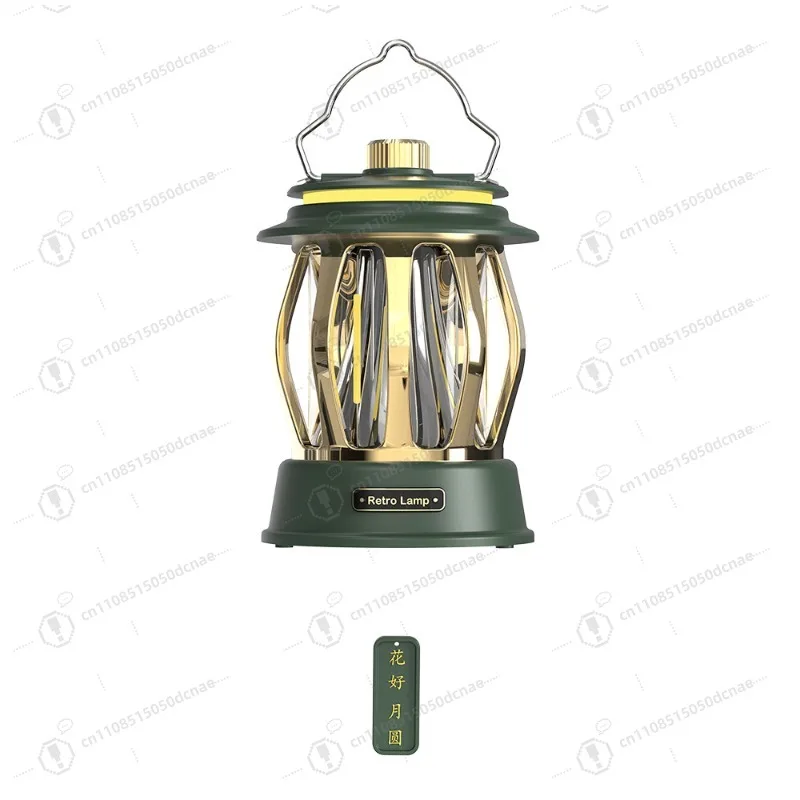 

Retro Camping Light Outdoor Horse Portable Tent Camping Portable Rechargeable National Style Ambient Light