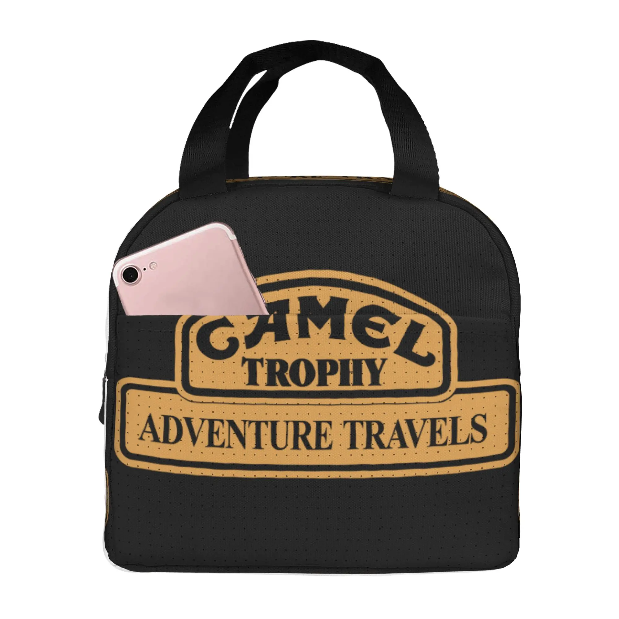 Camel Trophy Adventure Travels Insulated Lunch Bag for Women Waterproof  Thermal Cooler Bento Box Office Work School