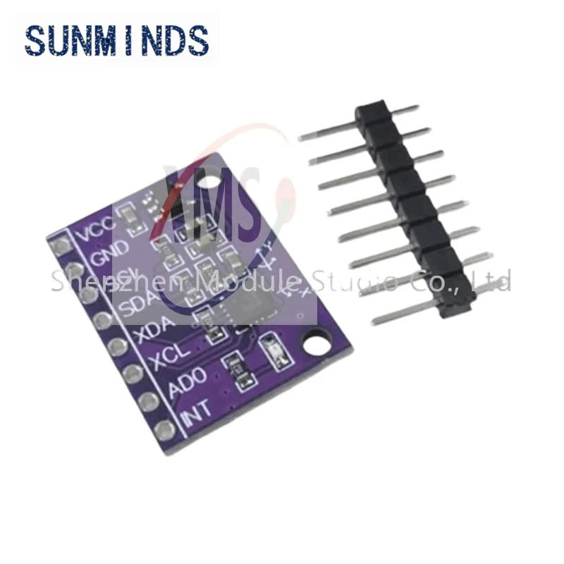 QMI8658 sensor module is compatible with the BMI160 six-axis gyroscope evaluation board 6DFO instead of the MPU6050