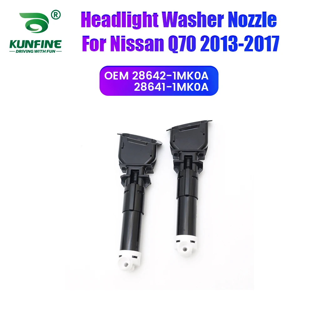 

Автомобильная фара, передний бампер, омыватель, распылительная форсунка, крышка насоса для фар для Nissan Q70 2013-2017 28642-1MK0A 28641-1MK0A