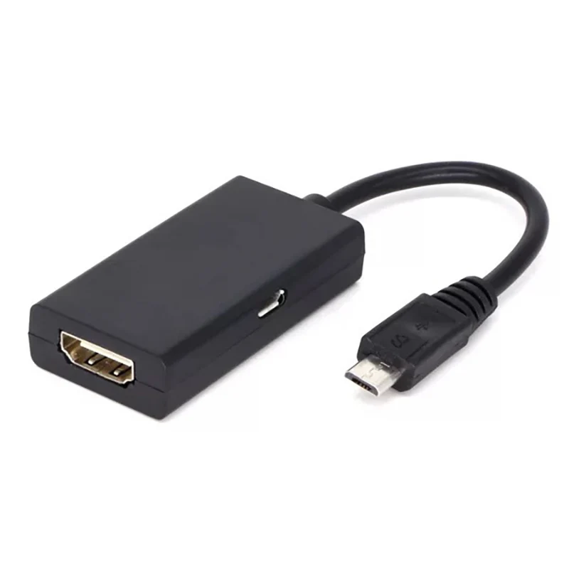 Micro USB 5Pin to With HDMI Converter for MHL Dongle Android Smart Phone to HDTV Projector Monitor1080P Video Extend Adapter