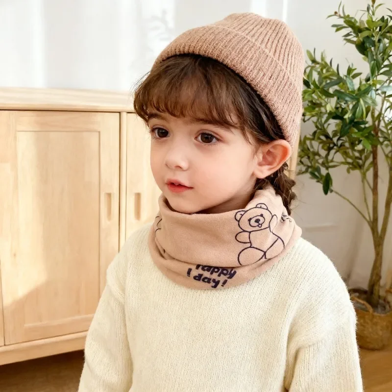 Baby Winter Neck Warmer Soft Fleece Thermal Tube Scarf Windproof Kid Neck Cover Cozy Outdoor Cycling Cold Weather Christmas Gift