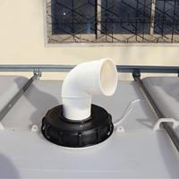 IBC Ton Barrel Cover Cap IBC Nylon Filter For Venting Ton Barrels Cover Tote Tank Lid Cover IBC Lid Filter Nylon Filter Screen