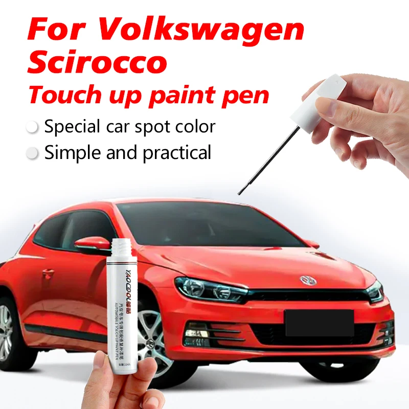 

Для Volkswagen Scirocco Touch Up Краска Удаление царапин Ремонт Краска Защита автомобильной краски Прозрачное покрытие Ручка Pebbly White Candy White