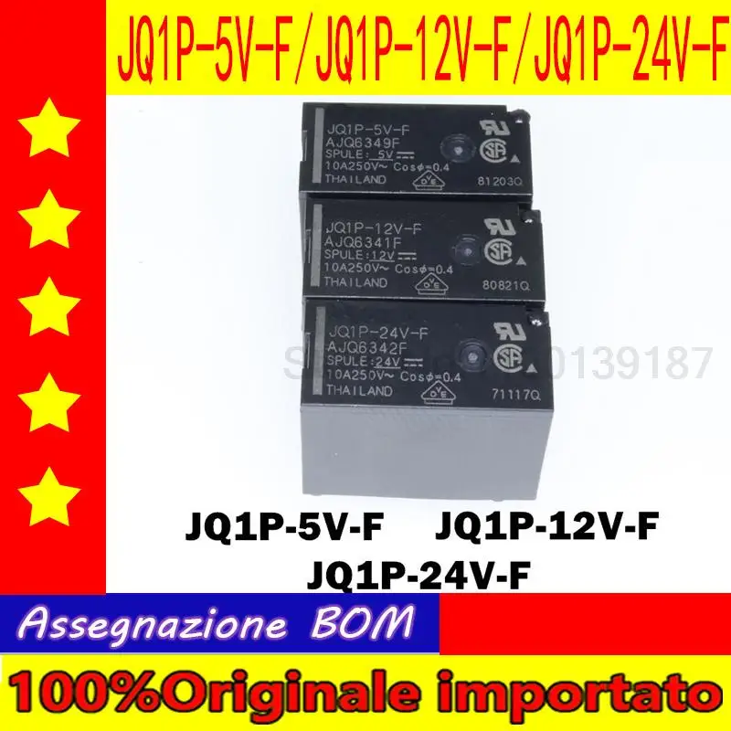 10pcs/lot   JQ1-24V-F JQ1P-5V-F JQ1P-12V-F JQ1P-24V-F ALQ105 ALQ112 ALQ124 ALQ305 ALQ312 ALQ324 relay 5V  12V   24