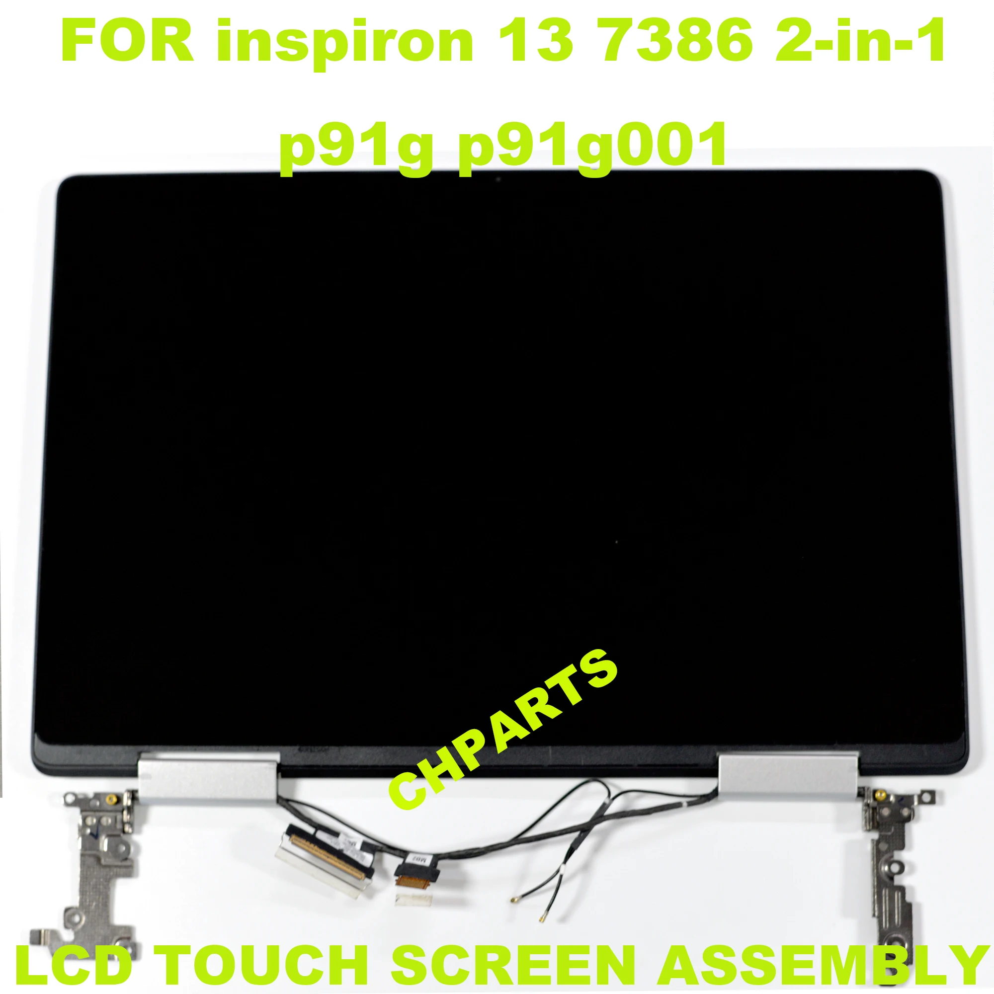 Tela de Toque Lcd para Dell Inspiron 13 Montagem Completa Prata Preto 7386 P91g P91g001