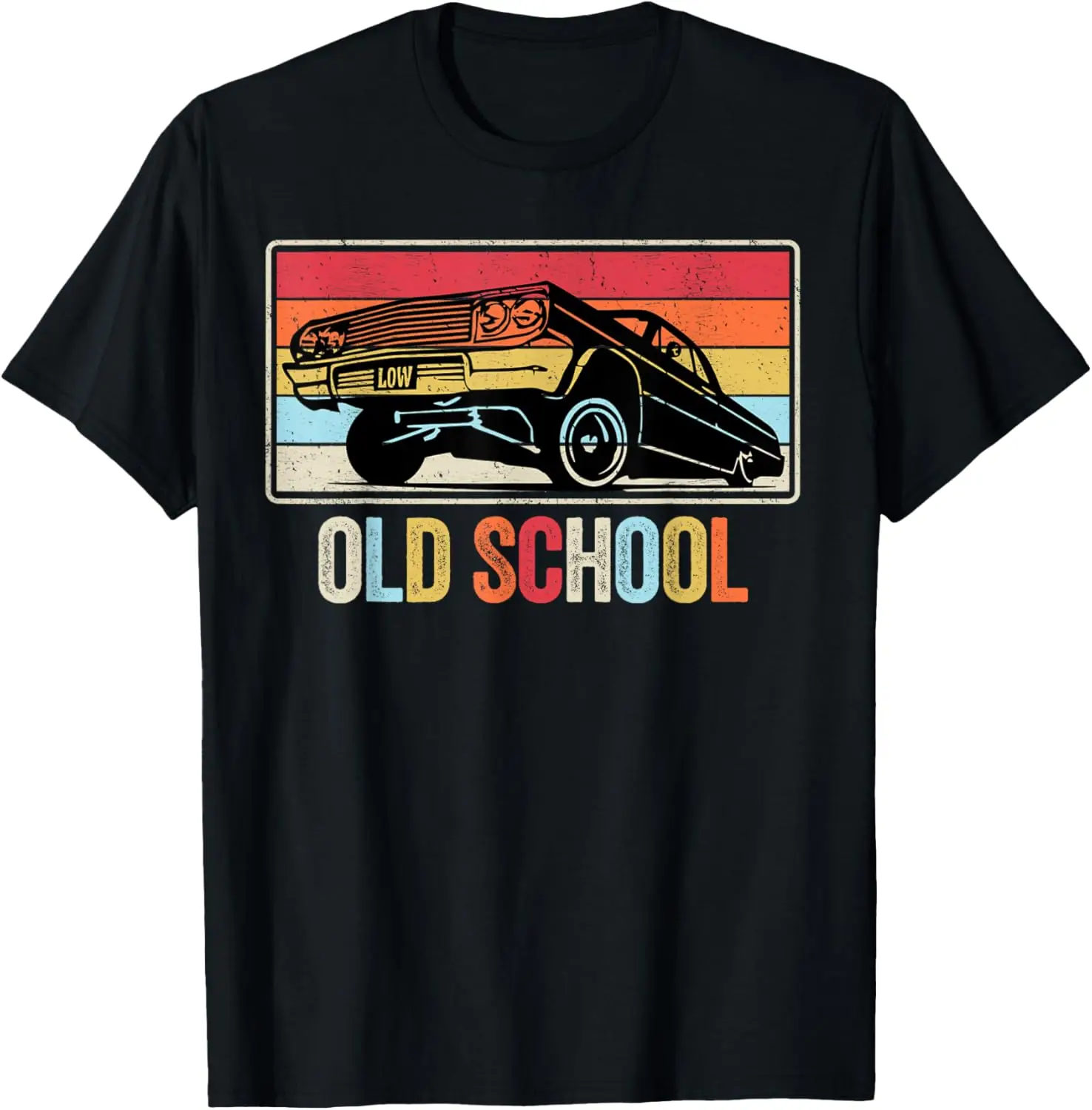 Lowrider Vintage Old School Camiseta clásica de coche Lowrider