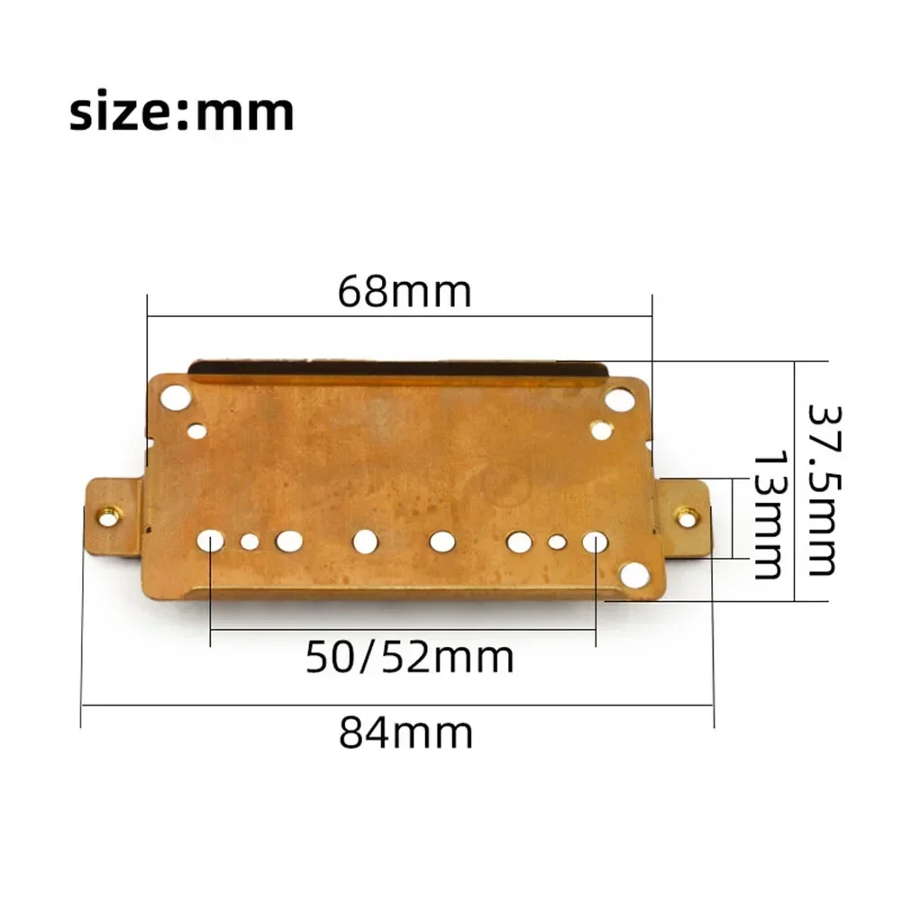 Guitar Base Plate Alloys Base Plates for Humbucker Pickups 2PCS Brass Construction For Electric Guitar Accessories