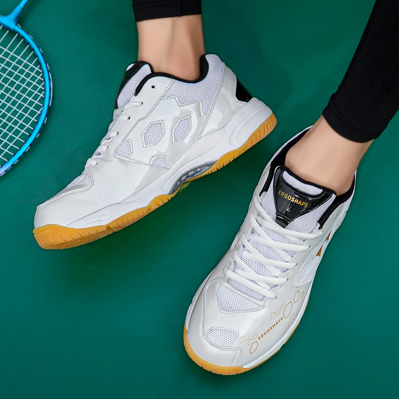 Новая осенняя дышащая спортивная обувь унисекс — подходит для бадминтона, тенниса, настольного тенниса, тренировок и соревнований для студентов