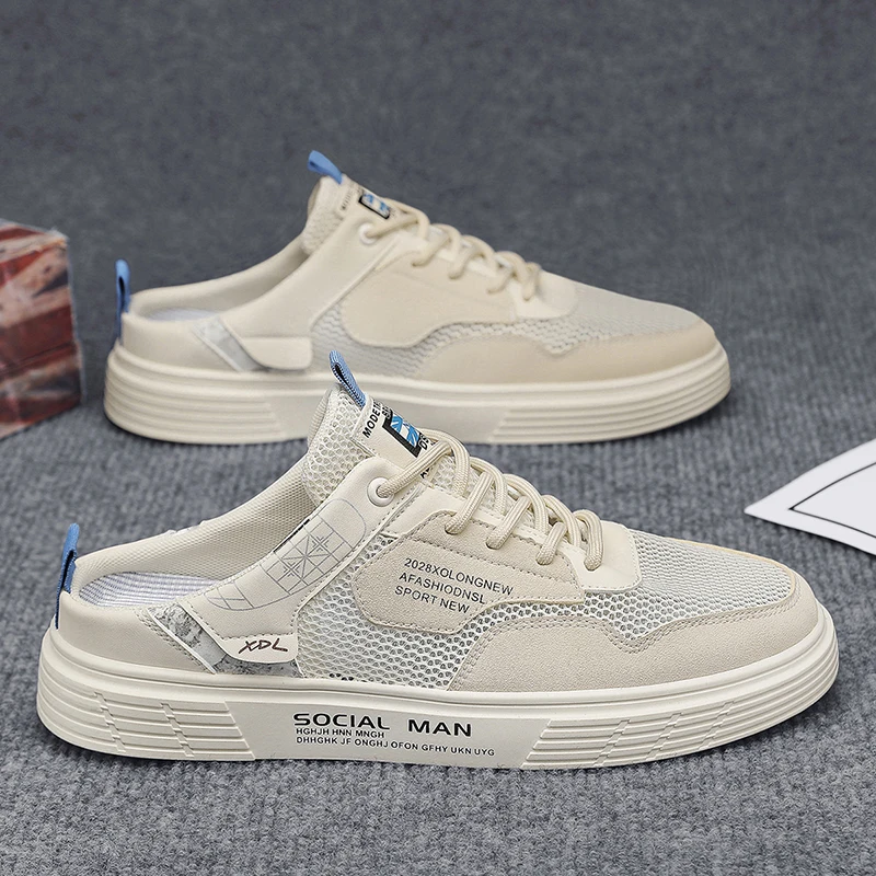 

Bozhou мужские летние уличные дышащие противоскользящие повседневные пляжные сандалии f тапочки удобная резиновая подошва на плоском каблуке