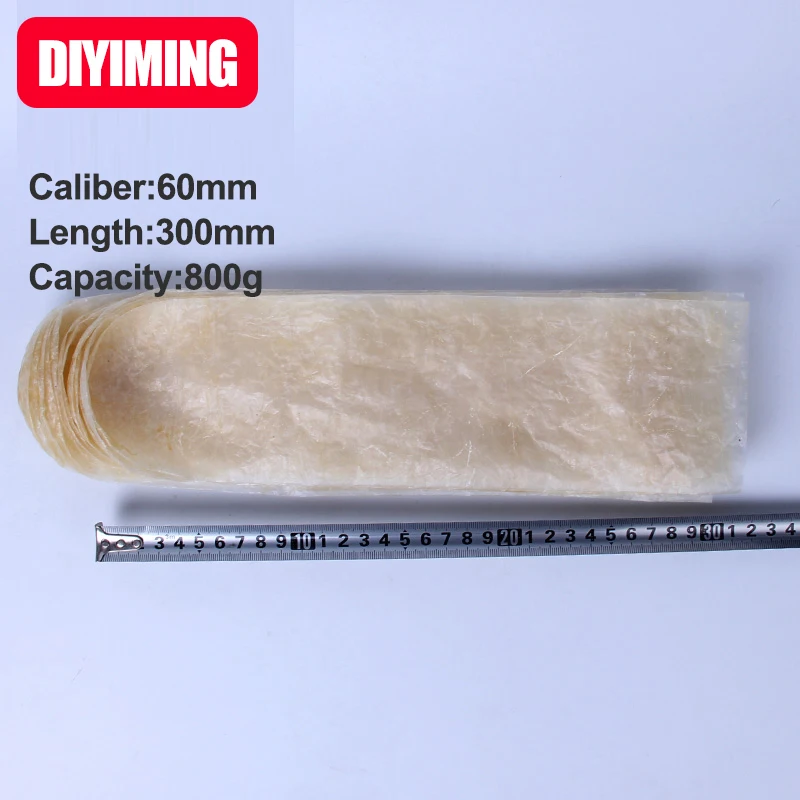 DIYIMING-Big ham sausage packing case, 60mm diameter 300mm, 10piece