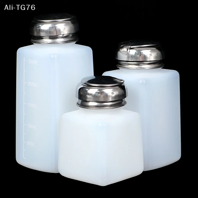 Nachfüllbarer Leerer Pumpspender für Nagellackentferner 100/200/250ml UV-Gel-Politur-Reiniger mit Aceton für Nagelkunst