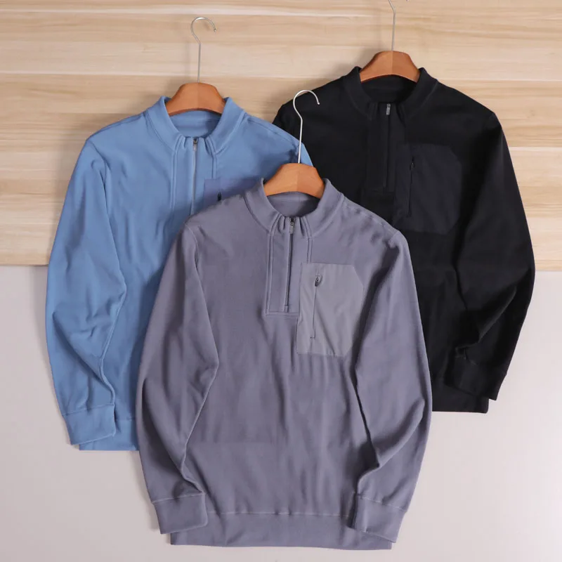 

Lightweight Fce Long Sve Hoodie Men's Color Functional Series f Zipper Casual Wear Windproof Warm Breathable