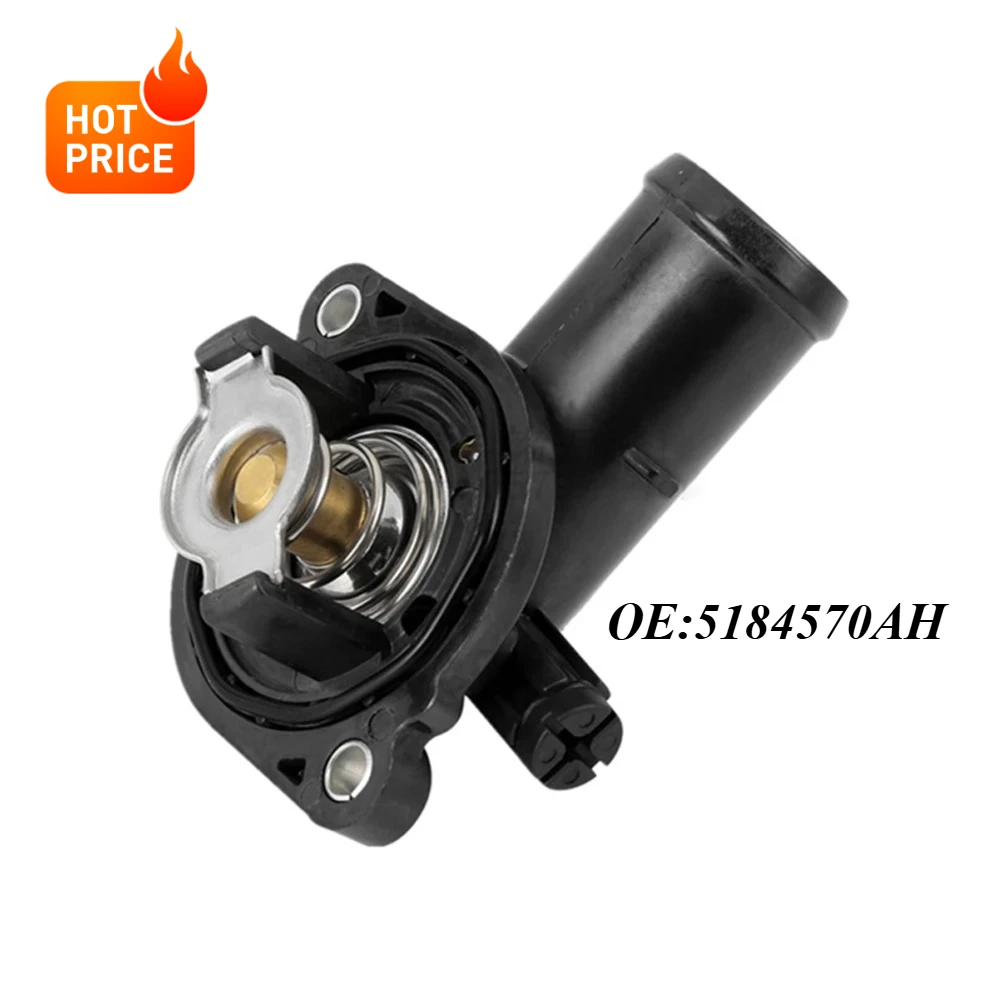 

Car Engine Coolant Thermostat with Housing Assembly 5184570AH for CHRYSLER 200 TOWN & COUNTRY,for DODGE AVENGER GRAND CARAVAN