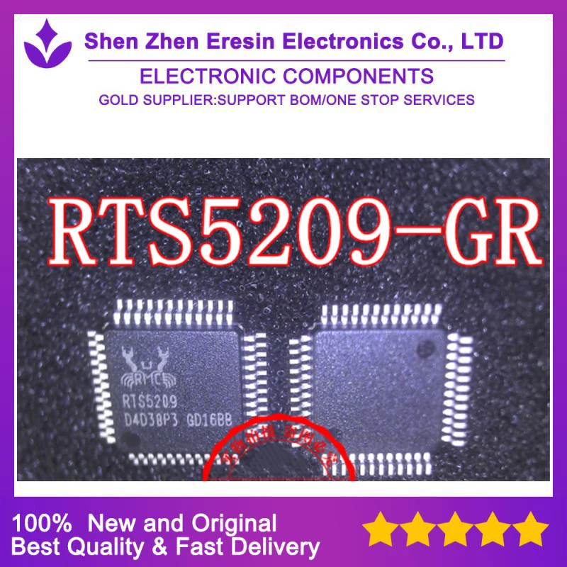 Free shipping  10PCS/LOT   RTS5209-GR  TQFP48     New and original