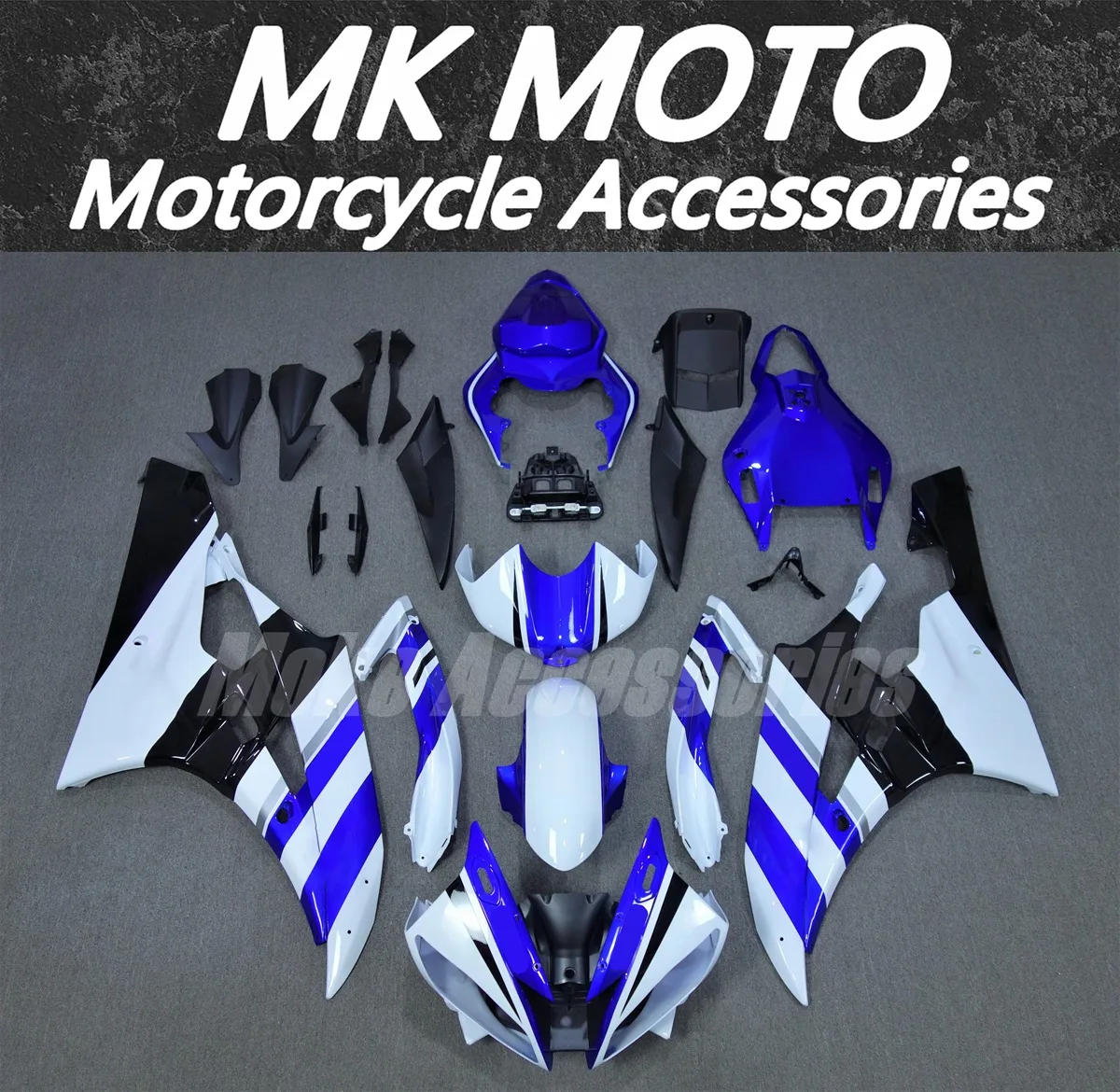 

Motorcycle Fairings Kit Fit For Yzf R6 2006-2007 Bodywork Set 06-07 High Quality Abs Injection New Blue White