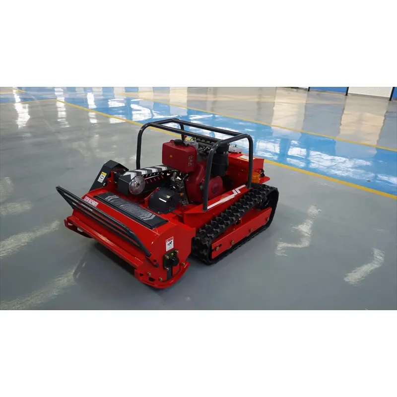 CE EPA Certified Diesel Engine Small Grass Cutter Cutting 800mm 1000mm 1200mm Remote Control Crawler Flail Lawn Mower