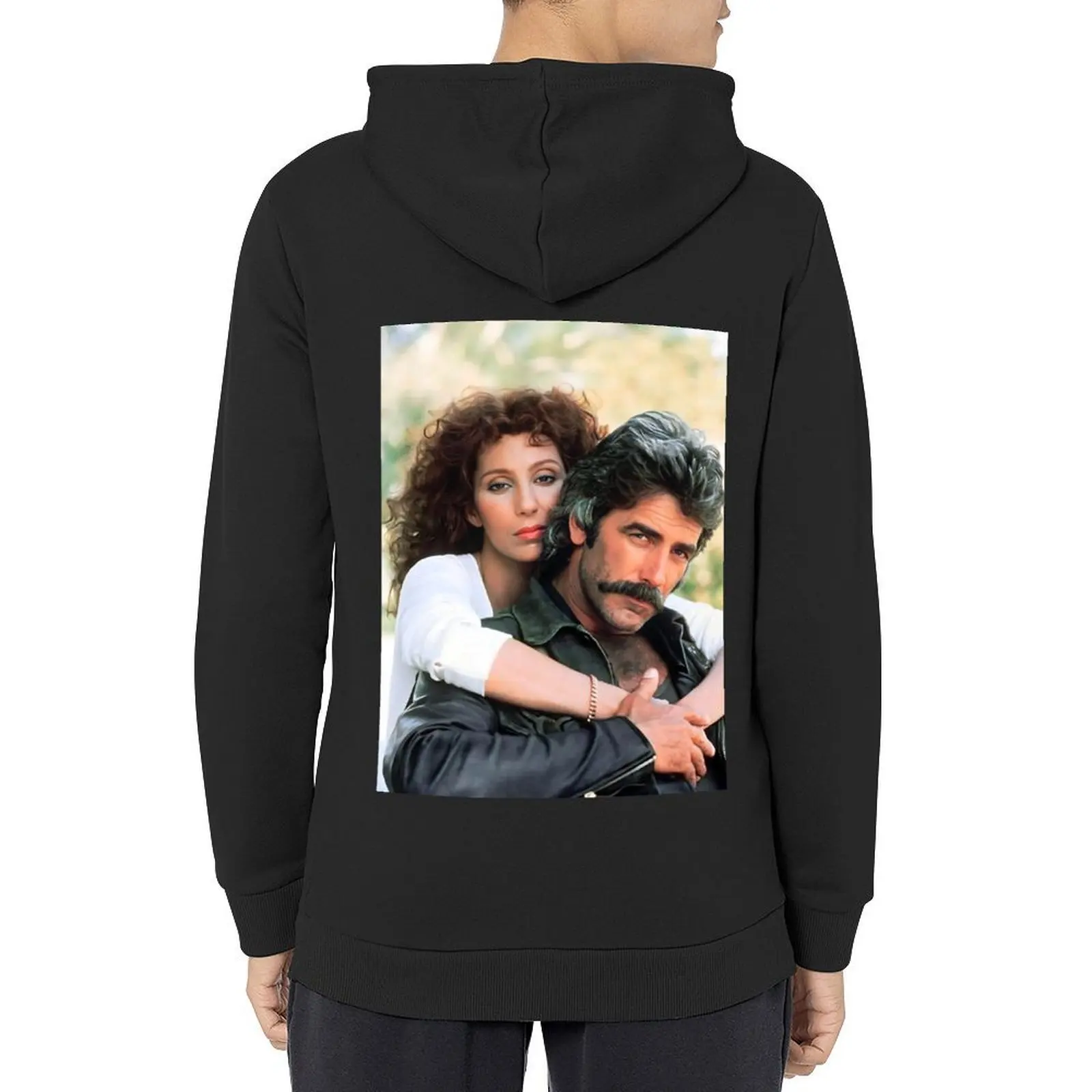 

1985 Cher and Sam Elliott Hoodie fashion men men's clothes japanese style anime clothing new features of hoodies & sweatshirts
