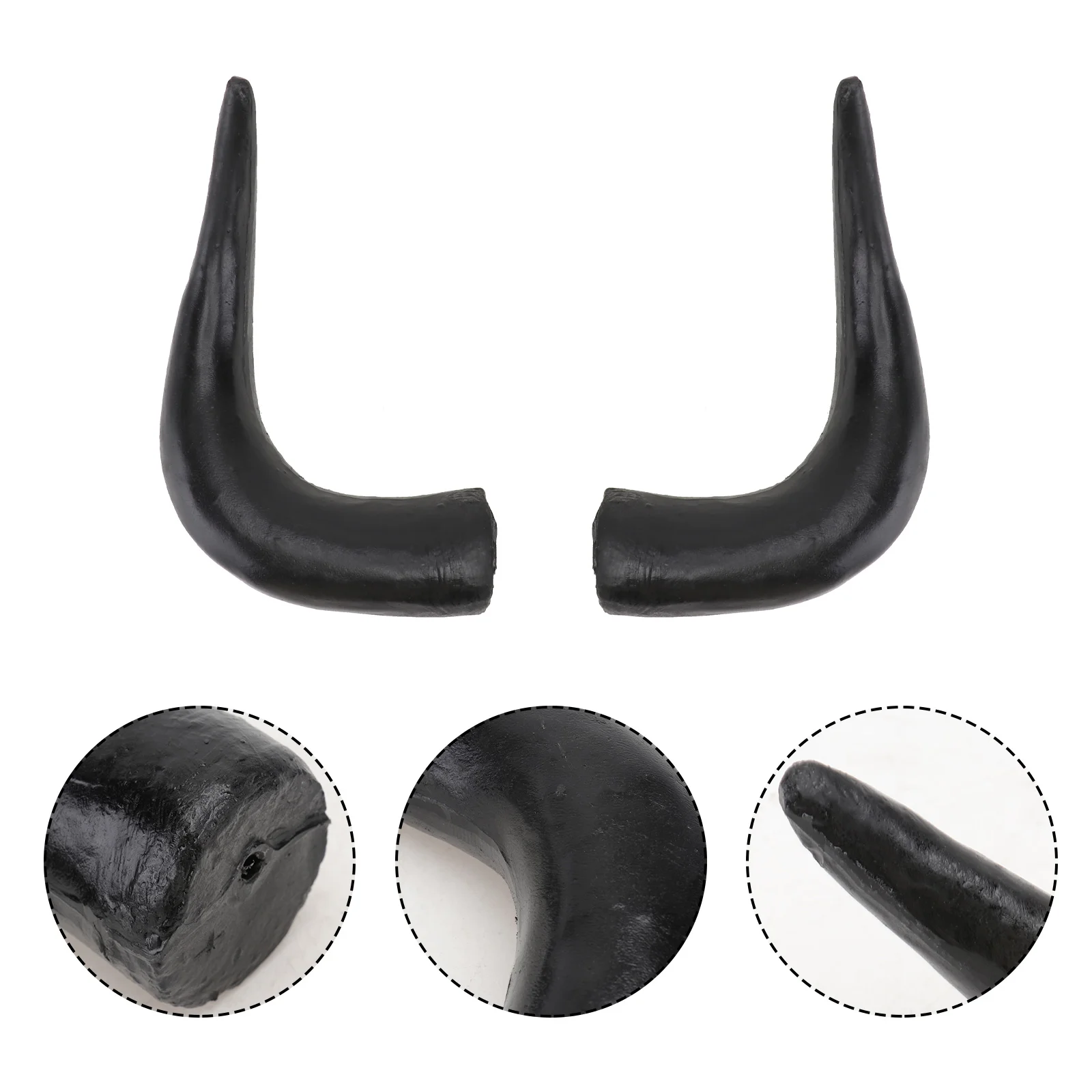 Trumpet Halloween Dress up Man Animal Costumes Imitation Ox Horn DIY Hair Hoop Plastic Bull Horns