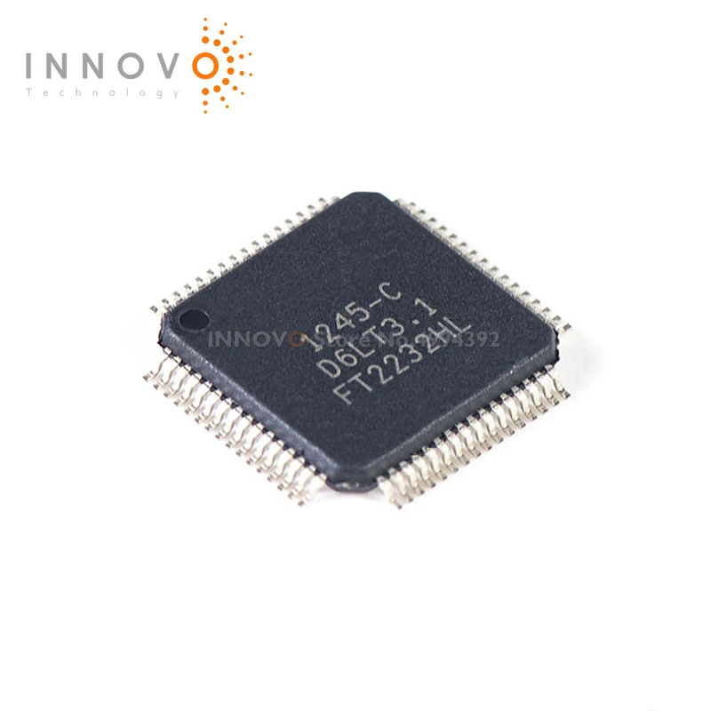 1PCS FT2232HL-REEL FT2232HL USB HS DUAL UART/FIFO LQFP-64 IC CHIP New original