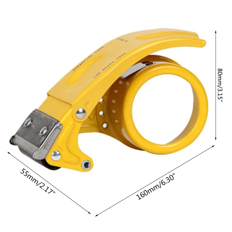 Dispensador con cortador cinta, dispositivo sellado Manual, empacadora, sellador cartón, ancho 48mm/1,89i