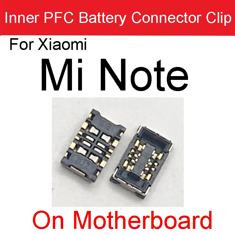 2pcs Battery FPC Connector Clip on MainBoard For Xiaomi Note 2 3 Mix 2S 3 Max 2 3 Mi F1 A1 A2lite For Redmi 6Pro on Motherboard