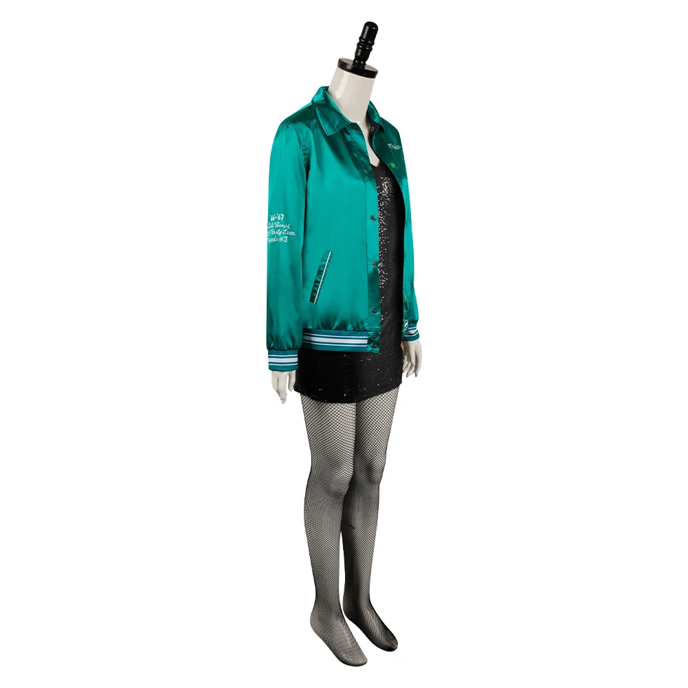 Nette Maxine-Costume de Cosplay pour Femme Adulte, Chemise Blanche, Veste Verte, Manteau, Robe, Haut, Tenues Imbibées, Vêtements de ixd'Halloween et de Carnaval