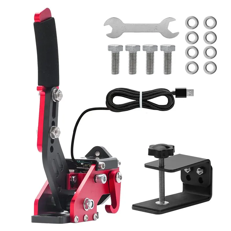 PC Racing Handbrake Simulator Steering Wheel Linear Drift Rally Game with Jig Enhanced Gaming Experience