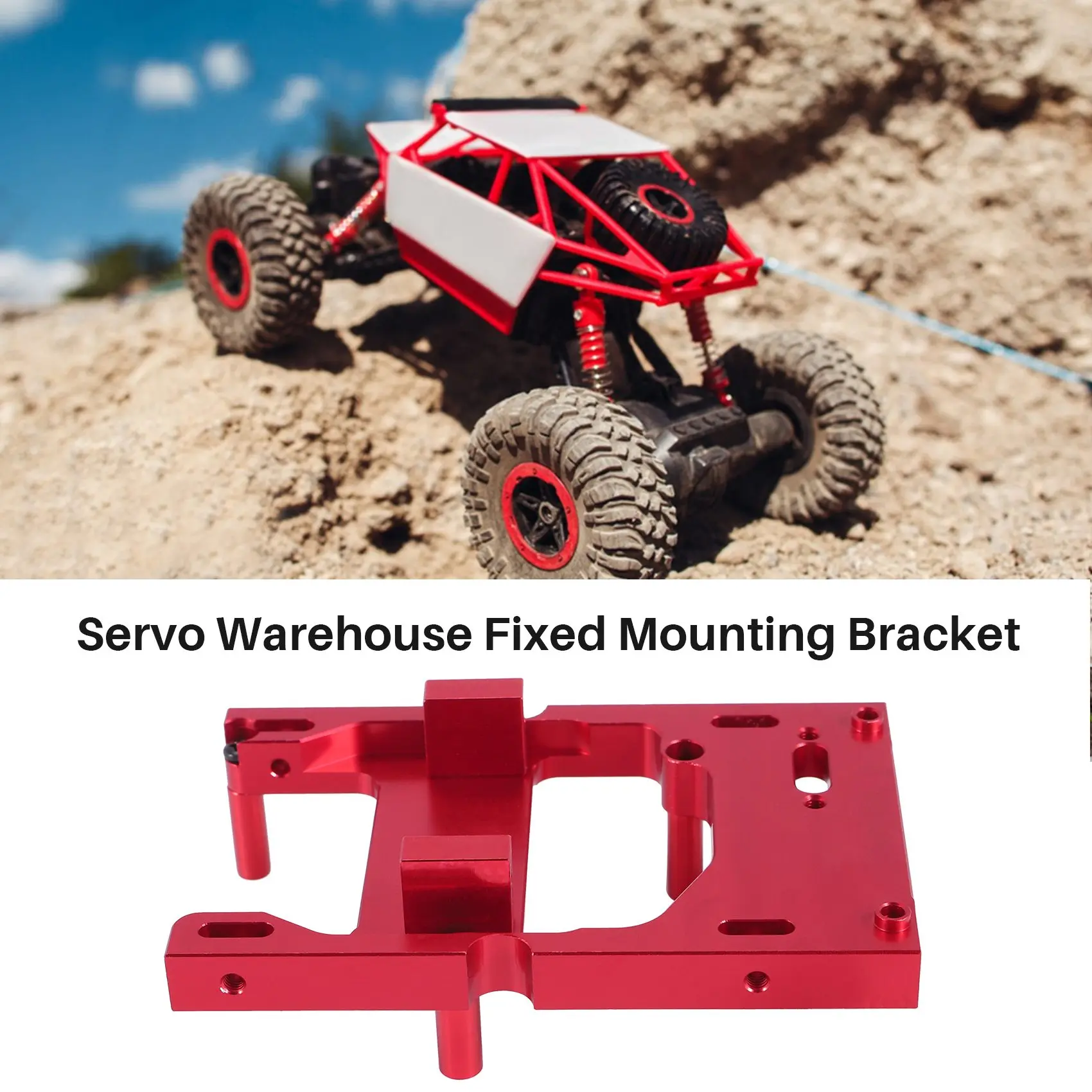 قوس تثبيت ثابت لسيارة الصليب الأحمر ، توجيه مستودع المؤازرة ، أحمر ، Wpl B14 B24 C14 C24 Q65 MC D90 D99S Mn45