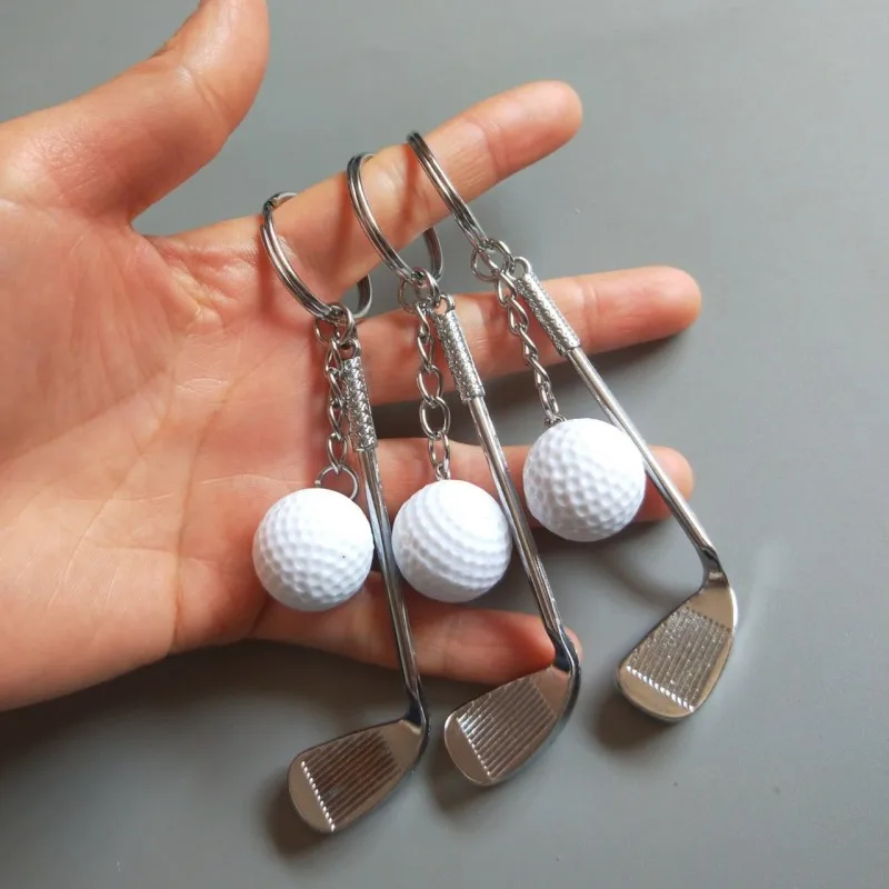 Golf Ball Key Chain Pendant: Add a Sporty Touch to Your Look! Perfect Gift for Golf Enthusiasts