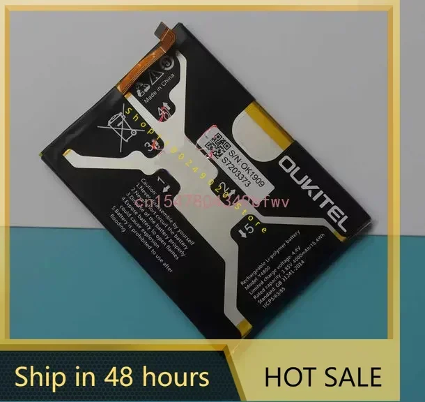 New oukitel y4800 phone battery 4000mah 3.85V for OUKITEL Y4800 Smartphone Android 9.0 6.3