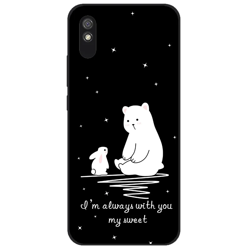 for Xiaomi Redmi 9A Case Cover Soft Silicone Cartoon TPU Back Cover for Xiaomi Redmi 9A Redmi9A 9 A Protective Phone Case Bags