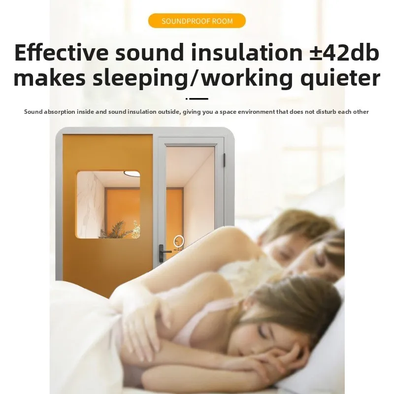 Household soundproof room Mobile sleeping compartment, family piano room Drum set