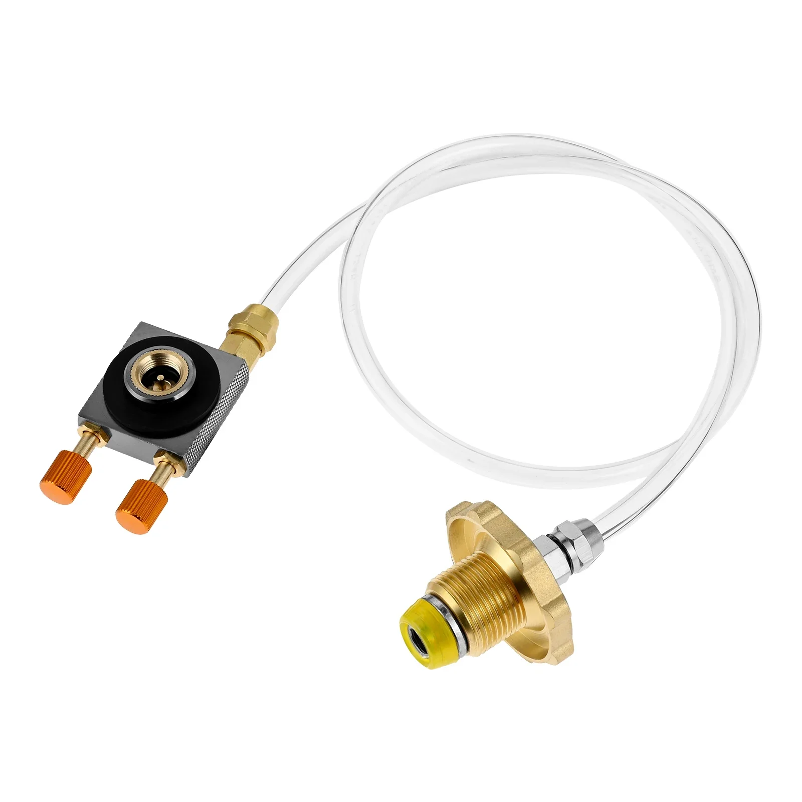 Outdoor Stove Propane Gas Refill Fill Hose LPG To OD Can Gas Adapter for Picnic Camping Camping Cooking Equipment Accessories