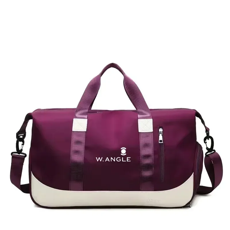 Bolsa casual de golfe feminina com ombro, bolsa esportiva estilo casal, bolsa de fitness, separação seca e úmida, moda coreana, novo, 2024