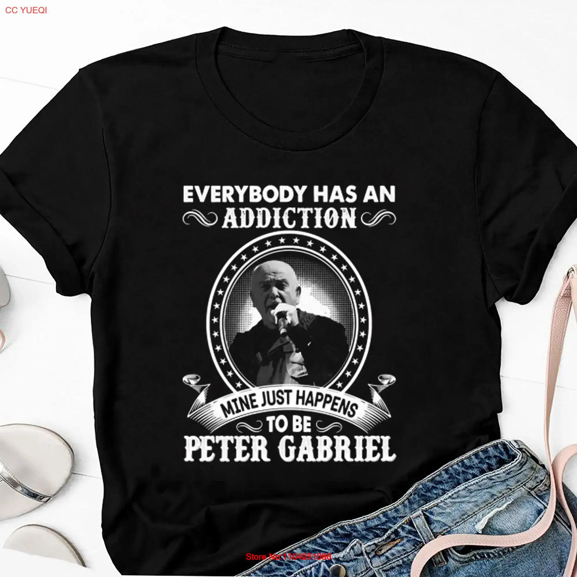 Peter Gabriel Is My Addiction T Shirt io The Tour 2023 Retro Fan long or short sleeves