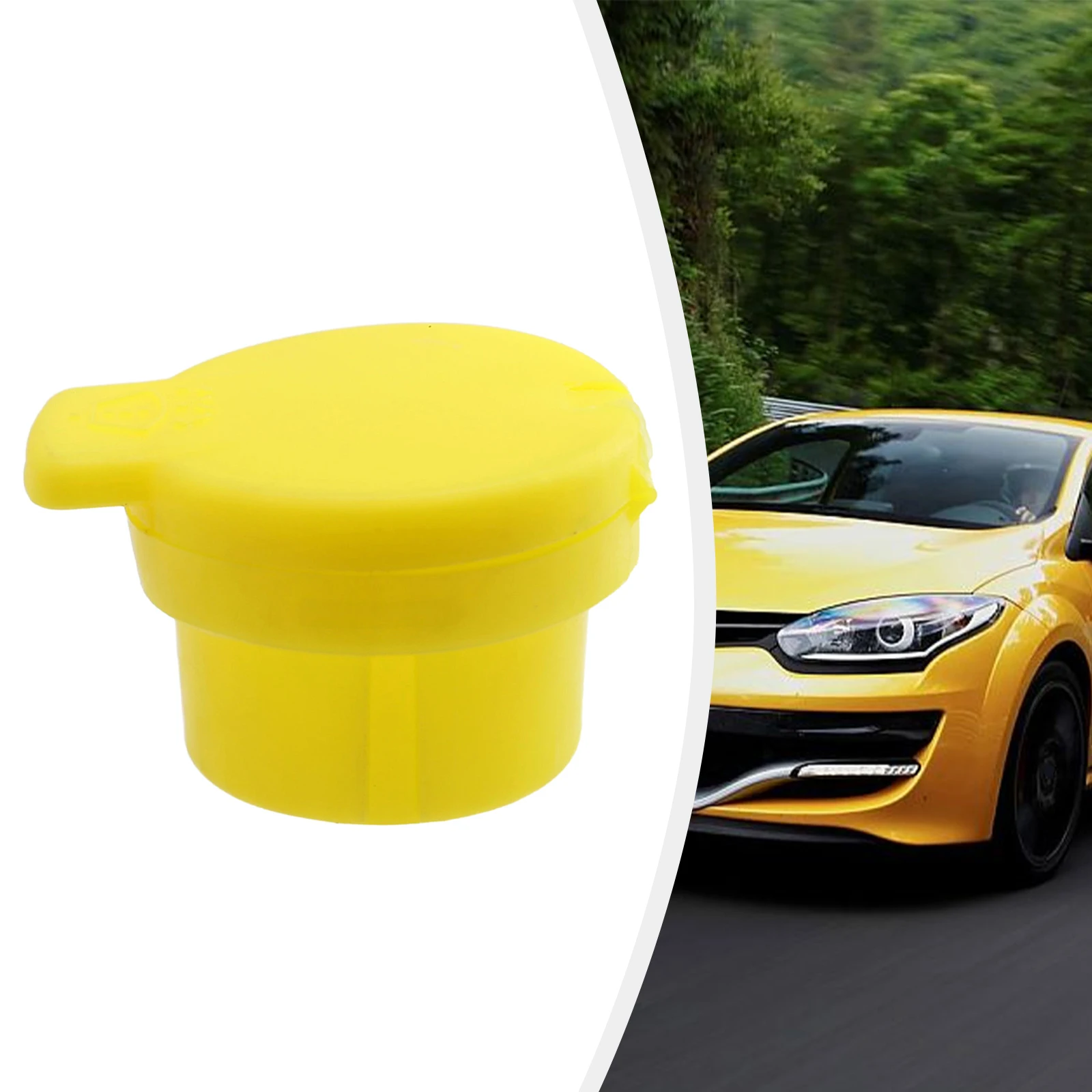 

Windscreen Washer Bottle Cap Lid Cover For For MK4 2012-2018 289130004R Plastic Yellow Accessories For Vehicles