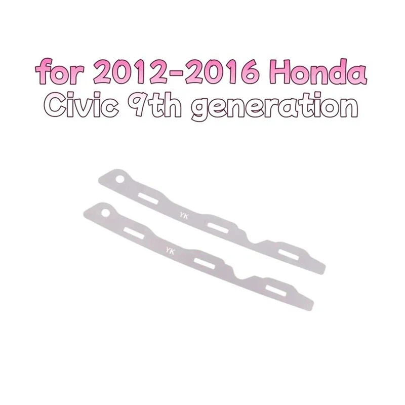 【xxx】Front Bumper Repair Metal Plate Buckle Broken Opening Rotten Buckle Repairer Bracket For 9th Generation Civic 2012-2016[ZN]