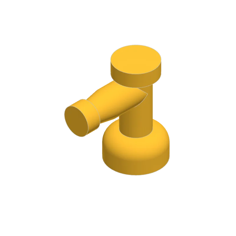 50 Stück Puzzle-Teile 4599 Armatur 1x1 Bausteine mit Loch im Düsenende DIY Spielzeug Kindergeschenke Dropshipping – Detail 3