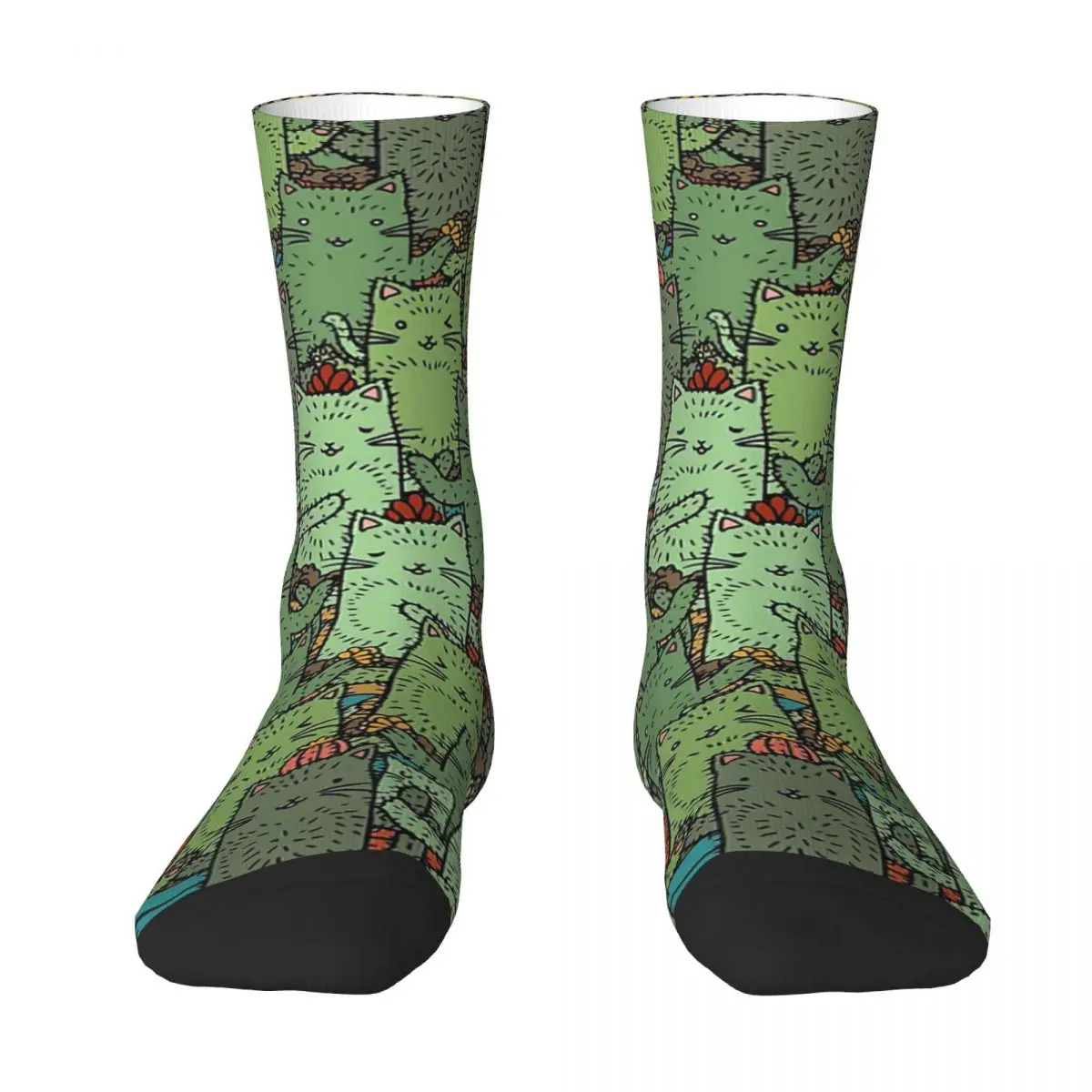 Catcus Garden Adult Socks,Unisex socks,men Socks women Socks