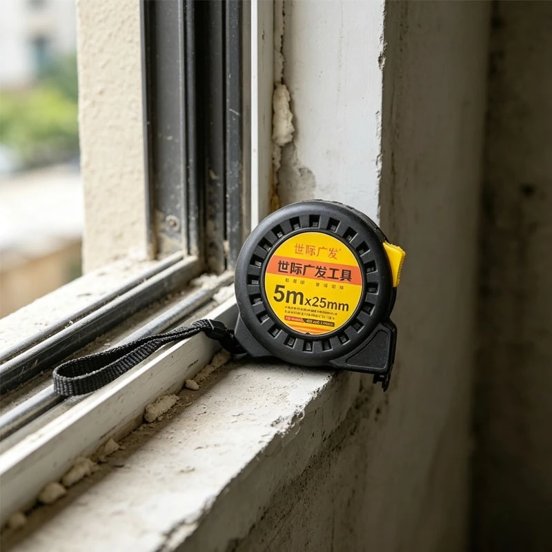 Random Shipping High Precision Industrial Universal Steel Tape Measure Extendable Tape Measure Applicable for Site Measurement