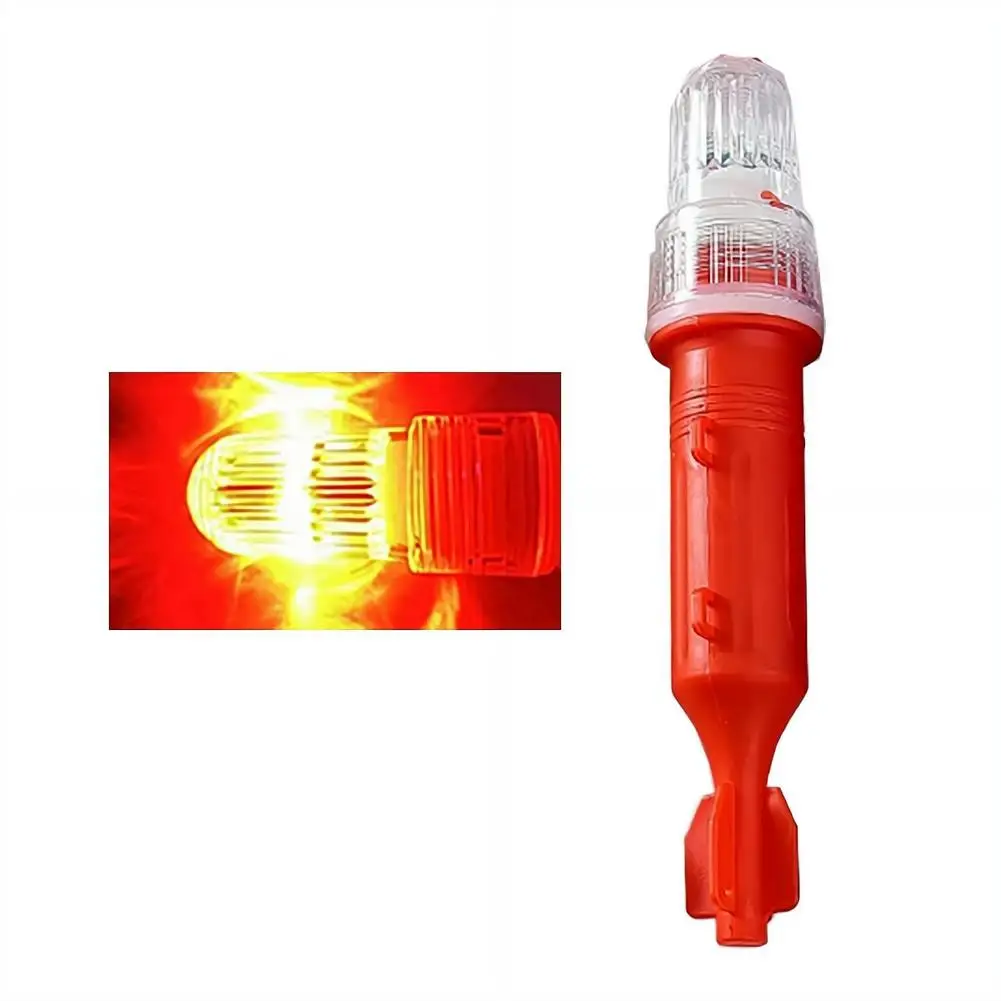 Waterproof LED Marine Signal Light Double Flash Fishing Buoy Light Net Warning Lamp for Fishery