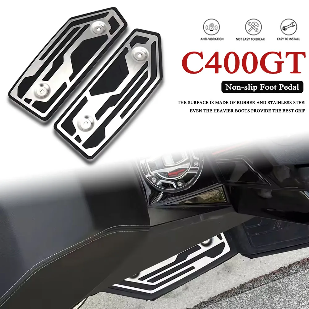 

For BMW C400GT C 400 GT C400 GT 2025 Motorcycle Accessories Footrest Footboard Step Footpad Pedal Plate Foot Pegs