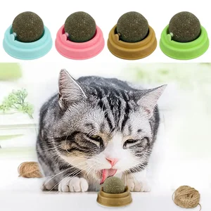 Kediler için Catnipiyle Doğal Dönebilen Catnip Duvar Topu bir Oyuncaktır, taze nefes alır, saç topu, kedi aksesuarı, Evcil Hayvan Malzemeleri Cat'deki 6 büyük satış, bu 1 numara olacak