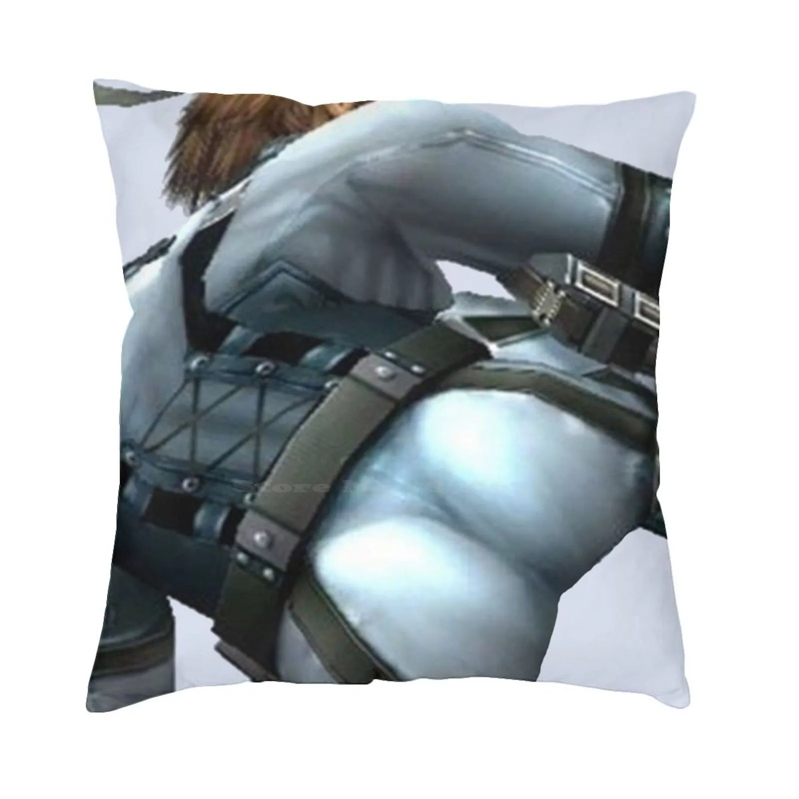 Solid Fashion Sofa Throw Pillow Cover Pillowcase Solid Snake Metal Gear Solid Hideo Kojima