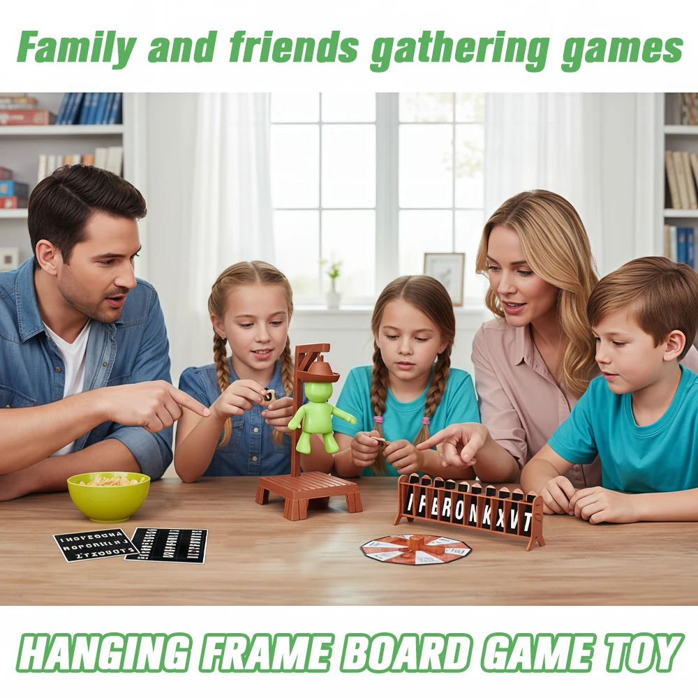 

Cowboy Magnetic Board Game – Word Guessing Hangman with Doll, Perfect for Family Fun & Travel Play