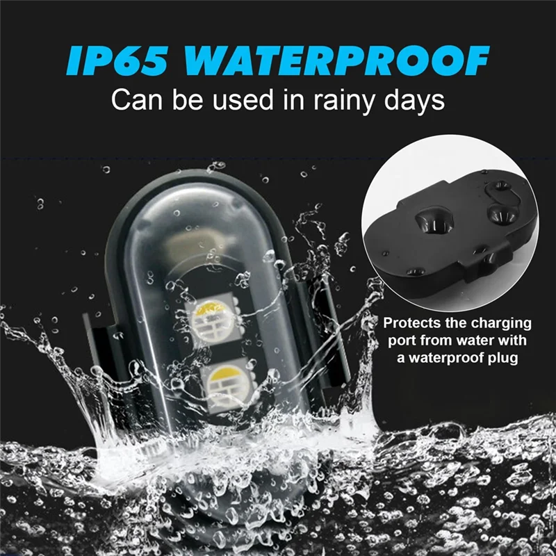 CJSD-Wireless Rock Lights Fortrucks Luci a LED per auto Luci a LED wireless interne