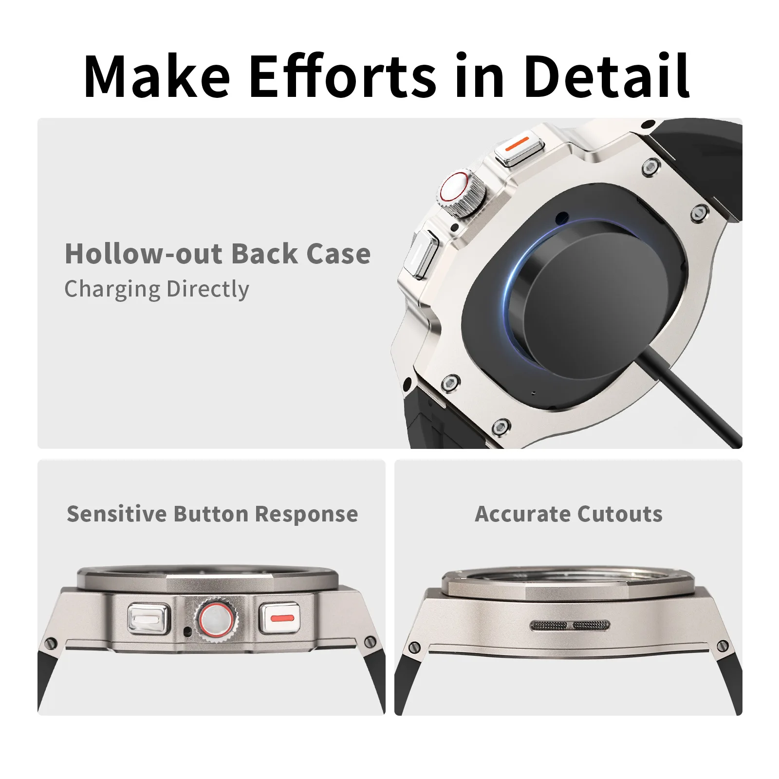 مجموعة تعديل فاخرة لساعة سامسونج 8 40 مللي متر 44 مللي متر حافظة معدنية شريط مطاطي لساعة 8 كلاسيكية 46 مللي متر طقم تجديد الملحقات