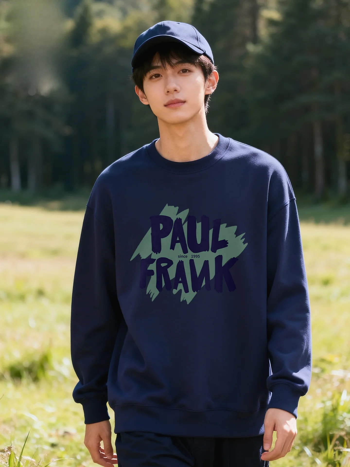 

Fce Lined Hoodie Loose Fit Long Sve Men's Sweatirt Warm Casual Sle Polyester Cotton Blend Winter Wear